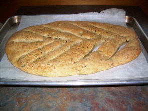 Fougasse with Grattelons