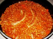Sausages and Lentils